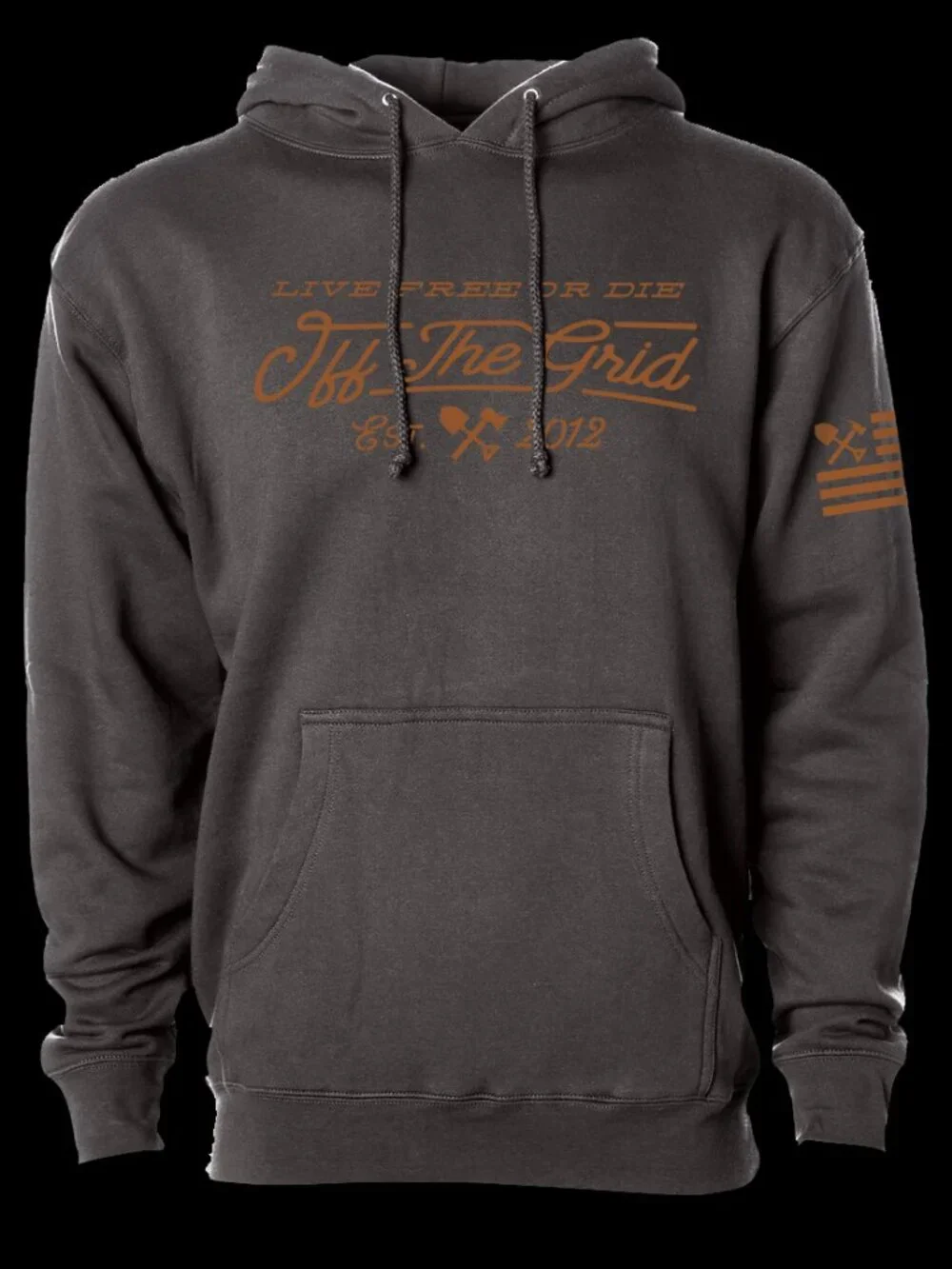 Off The Grid Surplus A Train Hoodie - Asphalt